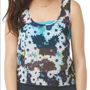 Sheer Daisy Tank Top